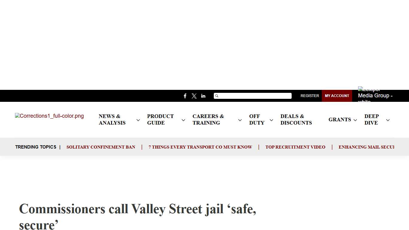 Commissioners call Valley Street jail 'safe, secure'